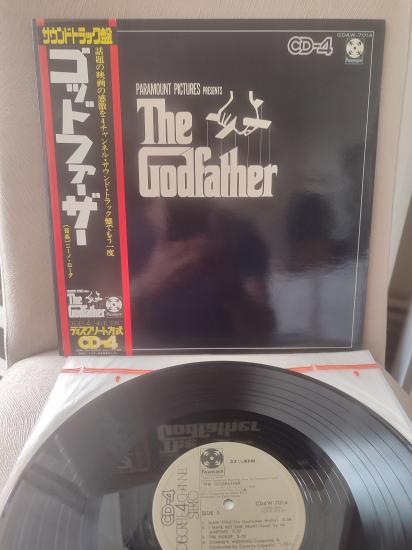 THE GODFATHER  (BABA FİLMİ) SOUNDTRACK  1972 NADİR JAPONYA  BASIM LP ALBÜM  OBİ’Lİ 33LÜK PLAK 2. EL