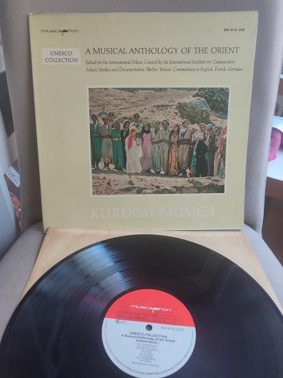 KURDISH MUSIC I - Unesco Collection - Almanya Dönem Basım Nadir LP Plak