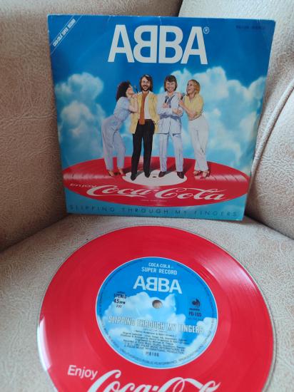 ABBA - Slipping Through My Fingers - 1981 Japonya Basım One Sided 45lik Picture Disc