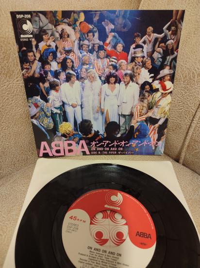 ABBA - On and On and On / Piper - 1980 Japonya Basım 45lik Plak