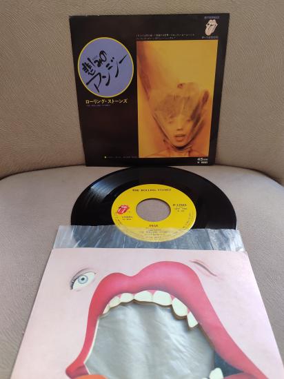 ROLLING STONES - Angie / Silver Train  - 1973 Japonya Basım 45lik Plak