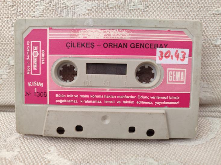 ORHAN GENCEBAY - Çilekeş - 1979 Almanya  Basım Kaset Albüm / Türküola - Kartoneti Yoktur 2.el