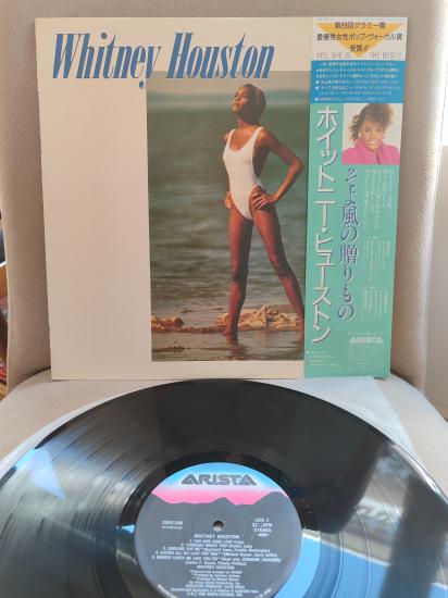WHITNEY HOUSTON - Whitney Houston - 1986 Japonya Basım LP Plak Albüm - Obi’li 2.el