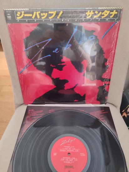 SANTANA  - Zebop! - 1981 Japonya Basım LP Plak Albüm - Obi’li