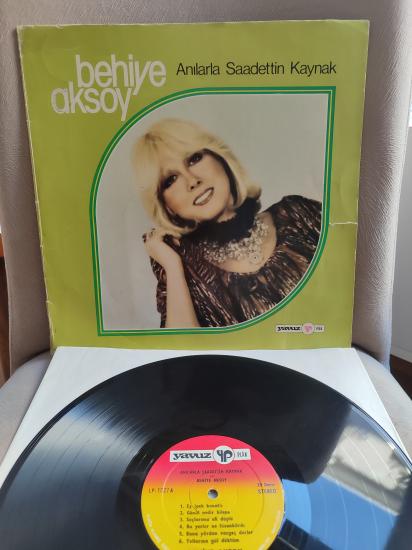BEHİYE AKSOY - Anılarla Saadettin Kaynak  - 1979 Türkiye  Basım LP Plak