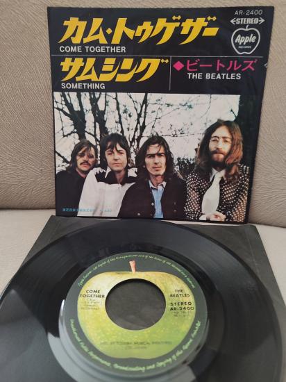 THE BEATLES - Come Together / Something - 1975 Japonya Basım 45lik Plak