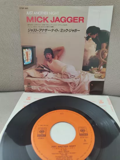 MICK JAGGER - Just Another Night - 1985 Japonya Basım 45lik Plak