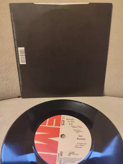 SEX PISTOLS - Anarchy in The U.K. - 2007 İngiltere  Basım Nadir 45 lik Plak