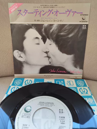 JOHN LENNON - ( Just Like ) Starting Over - 1980 Japonya Basım 45lik Plak