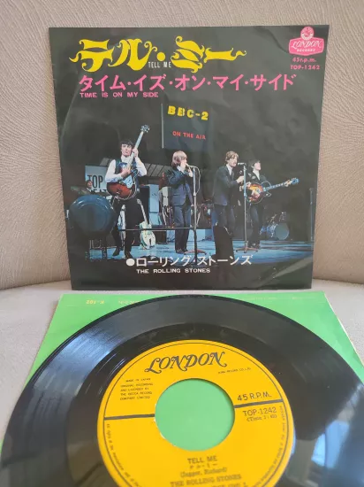 ROLLING STONES - Tell Me / Time is On My Side 1968 Japonya Basım 45lik Plak
