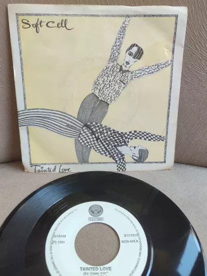 SOFT CELL - TAINTED LOVE 1981 BELÇİKA BASIM 45 LİK PLAK