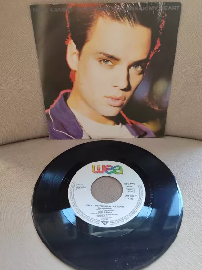 Nick Kamen - Each Time You Break My Heart - 1986  Almanya Basım 45lik Plak