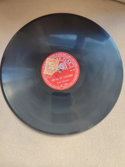 KADRİ ŞENÇALAR - Saba Ut Taksimi / Hicaz Ut Taksimi - 78 Devir TAŞ PLAK