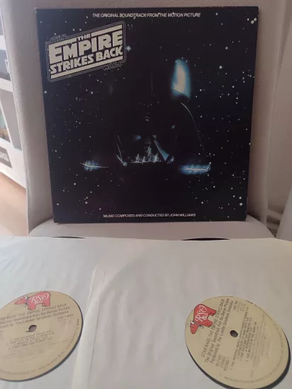 THE EMPIRE STRIKES BACK - STAR WARS - SOUNDTRACK  Nadir 1980 USA Basım Double LP Albüm 2. el