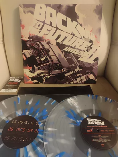 BACK TO THE FUTURE II - Complete Original Score - Nadir 2016 USA Basım Double Plak 2.EL