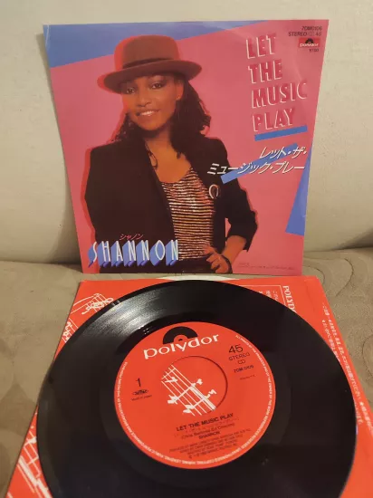 SHANNON - Let The Music Play - 1983 Japonya Basım 45lik Plak