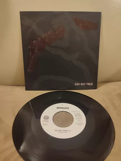 METALLICA - Sad But True / Nothing Else Matters - 1993 Almanya Basım 45lik Plak