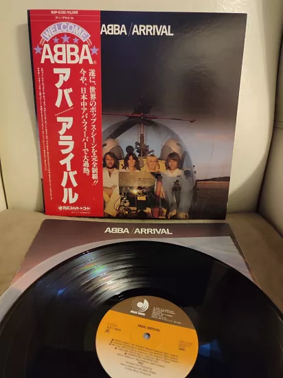 ABBA - Arrival - 1978 Japonya Basım - 33lük LP Plak - Obi’li