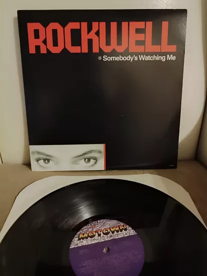 ROCKWELL - Somebody’s Watching Me  - 1984 USA  Basım LP Plak Albüm 2.EL