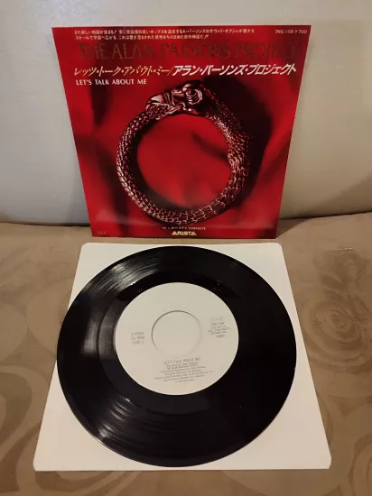 ALAN PARSONS PROJECT - Let’s Talk About Me / Hawkeye   1982 Japonya Basım  45’lik Plak 2.El