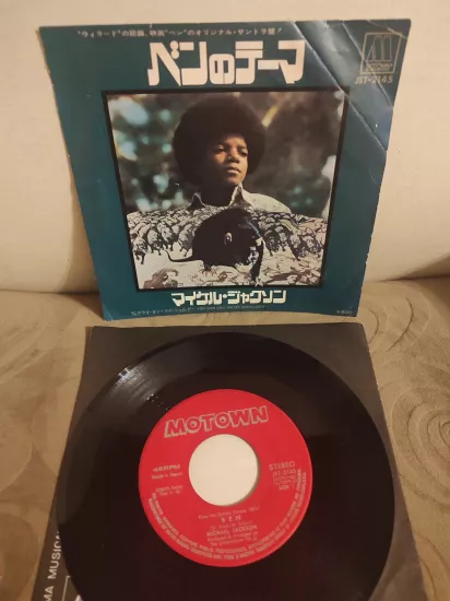 MICHAEL JACKSON - Ben / You Can Cry On My Shoulder  -  Nadir Japonya 1972  Basım 45’lik Plak 2.EL