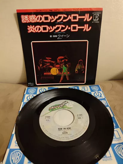 QUEEN  - Now I ’m Here / Keep Yourself Alive -  Nadir Japonya 1976  Basım 45’lik Plak 2.EL