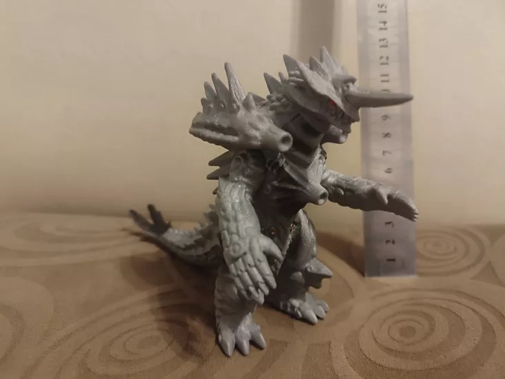 Mecha Godzilla Monster  Figure - 2013 Yapım Orjinal Japon Canavar Figürü - Boy : 12 cm