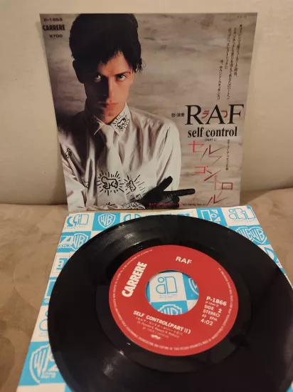 RAF - Self Control -  Nadir Japonya 1984  Basım 45’lik Plak