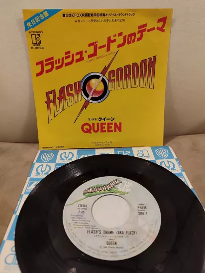 QUEEN - Flash’s Theme - Soundtrack - Japonya 1981  Basım 45’lik Plak 2.el