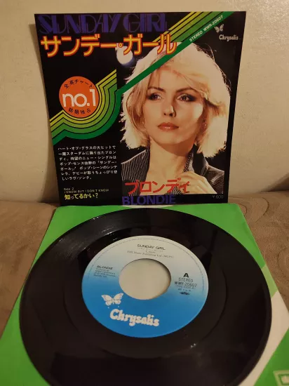 BLONDIE - Sunday Girl / I Know But I Don’t Know 1979 Japonya Basım 45lik Plak 2.EL