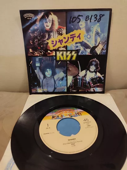 KISS - Shandi / She’s So European - 1980 Japonya Basım 45lik Plak 2.el