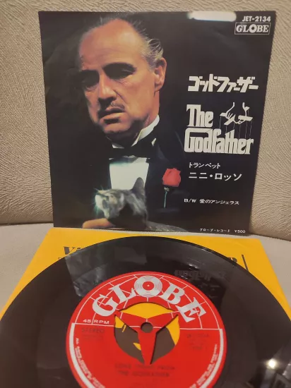 THE GODFATHER / Baba - Love Theme From The Godfather Nadir Japonya 1972 Basım 45lik Plak 2.el