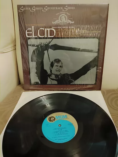 EL CID  ( Soundtrack ) - Miklos Rozsa - 1962 İngiltere Basım LP Plak - Battal Gazi Müziği 2.el