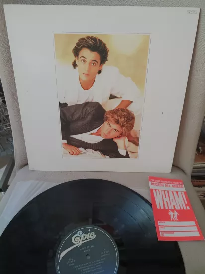 WHAM! -  Make It Big - 1984 Japonya Basım - 33 lük LP Plak Albüm 2.el