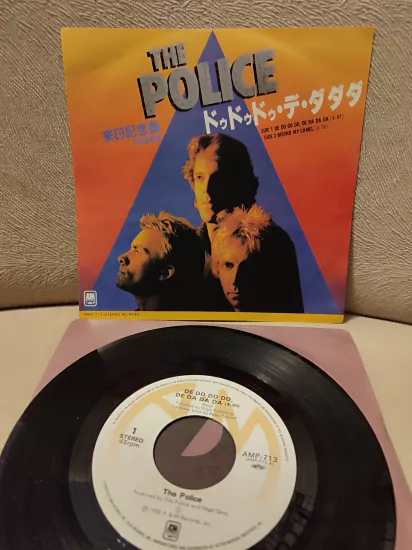 The Police - De Do Do Do, De Da Da Da / Behind My Camel  - Japonya 1981 Basım 45lik Plak 2.EL