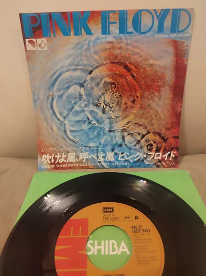 PINK FLOYD - One Of These Days / Seamus - 1977 Nadir Japonya Basım 45lik Plak 2.el