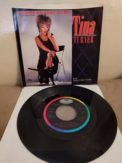 Tina Turner –  Better Be Good To Me - 1984  USA Basım 45lik Plak 2.el
