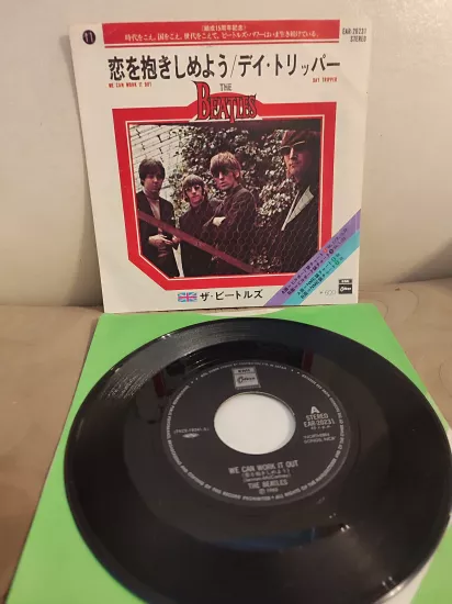 BEATLES - We Can Work It Out / Day Tripper - 1977 Japonya Basım Nadir 45lik Plak 2.el