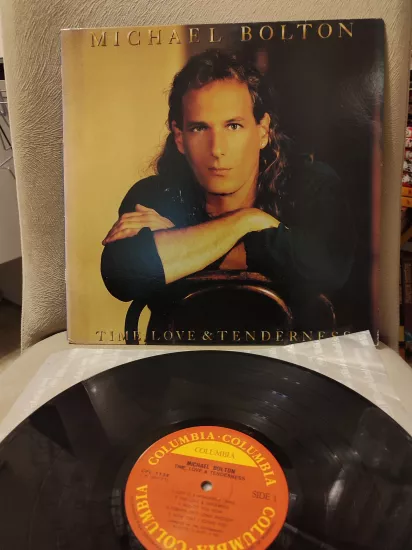 Michael Bolton - Time , Love & Tenderness - 1991 Güney Kore Basım Albüm LP Plak 2.el