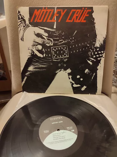 MÖTLEY CRÜE - Too Fast For Love - Nadir 1987 Güney Kore Basım Albüm LP Plak 2.el