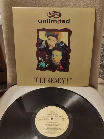 2 UNLIMITED - Get Ready - 1992 Güney Kore Basım Albüm LP Plak 2.el