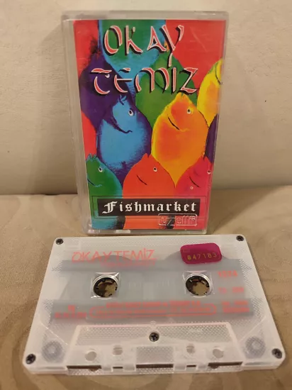 Okay Temiz - Fishmarket - 1993 Türkiye  Basım Kaset Albüm 2.el