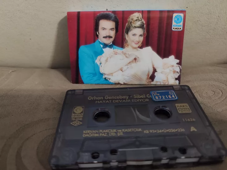 Orhan Gencebay Sibel Can - Hayat Devam Ediyor - 1993 Türkiye Basım Kaset Albüm 2. el