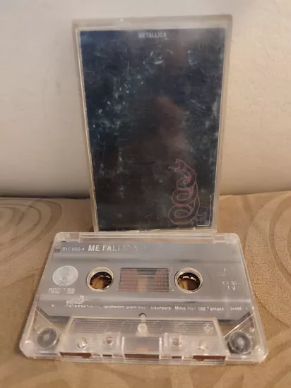 Metallica - Black Album-  1992 Türkiye Basım Kaset Albüm 2. el