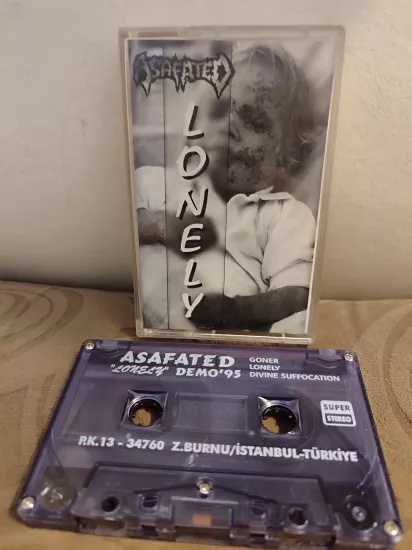 Asafated - Lonely - Demo Tape April 1995 Türkiye Basım Kaset 2.el