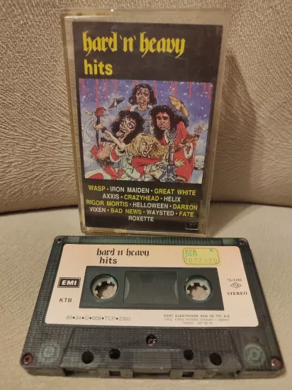 Hard’N’Heavy Hits - 1989 Türkiye Basım Kaset - Kağıtlı 2.EL