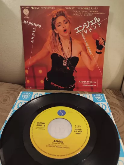 MADONNA - Angel - Japonya 1985 Basım Nadir 45lik Plak 2.el