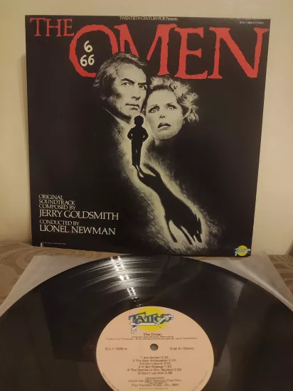 THE OMEN - Jerry Goldsmith - Orginal Soundtrack 1976 USA Basım LP Plak 2.el