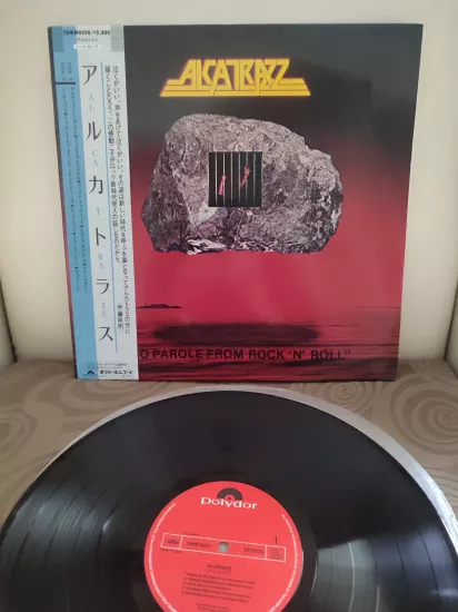 ALCATRAZZ - No Parole From Rock ’N’ Roll - 1983 Japonya Basım Plak - Obi’li 2.EL
