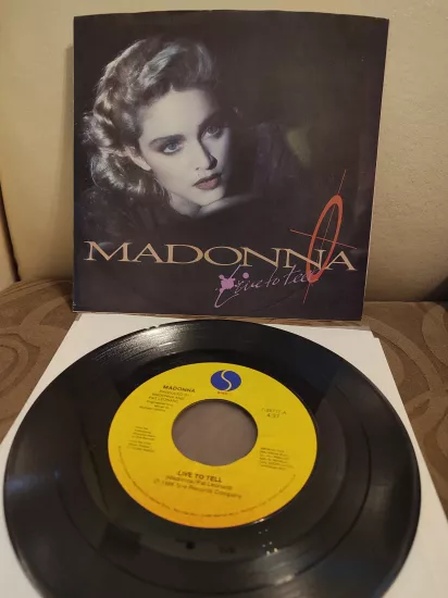 MADONNA -Live To Tell - 1986 USA Basım 45lik Plak 2.el